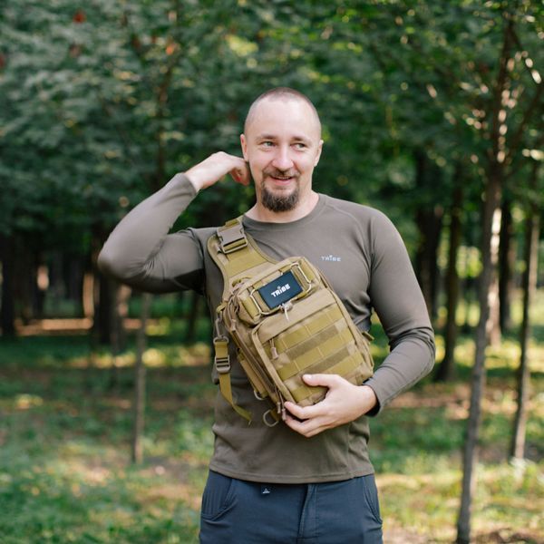 Сумка через плечо Tribe Sling Pack 6,5 л T-IE-0003 Coyote T-IE-0003-coyote фото