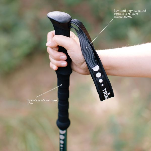 Палиці трекінгові Tribe Trekking Pole Alu T-ME-0026 Ocean T-ME-0026-ocean фото