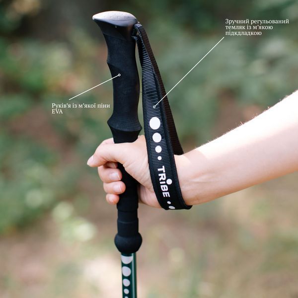 Палиці трекінгові Tribe Trekking Pole Alu T-ME-0026 Ocean T-ME-0026-ocean фото