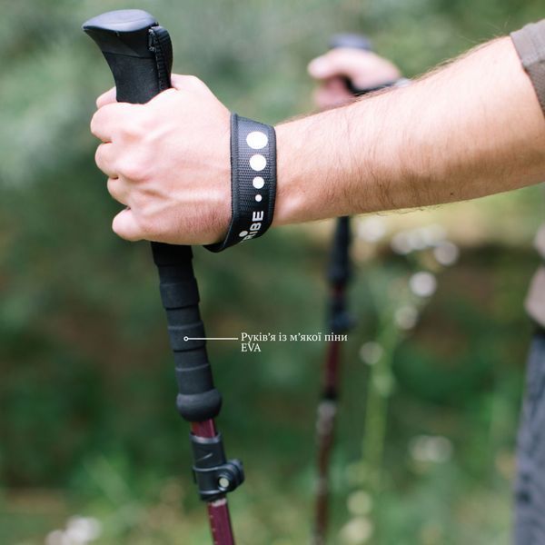 Палиці трекінгові Tribe Z-Pole Alu T-ME-0024 Plum T-ME-0024-plum фото