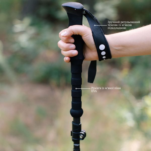 Палиці трекінгові Tribe Z-Pole Carbon T-ME-0025 Plum T-ME-0025-plum фото