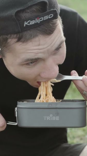 Контейнер для їжі Tribe Lunch Box Alu T-FG-0016 Grey T-FG-0016-grey фото