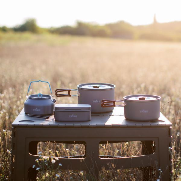 Контейнер для їжі Tribe Lunch Box Alu T-FG-0016 Grey T-FG-0016-grey фото