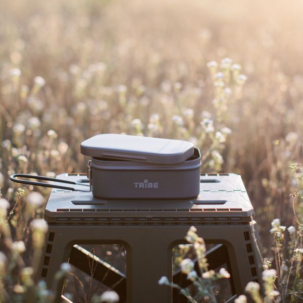 Контейнер для їжі Tribe Lunch Box Alu T-FG-0016 Grey T-FG-0016-grey фото
