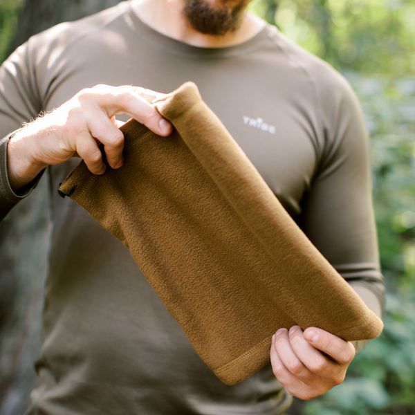 Повязка флисовая Tribe Neck Warmer с затяжкой T-KF-0020 Coyote OS T-KF-0020-coyote фото
