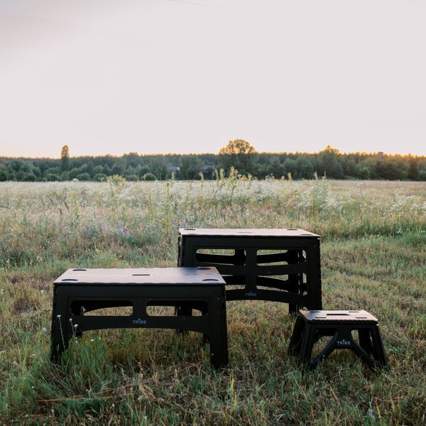 Стілець Tribe Camp Chair Low пластиковий T-EF-0001 Black T-EF-0001-black фото
