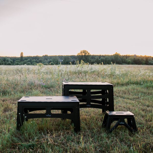 Стіл Tribe Camp Table Low пластиковий T-EF-0003 Black T-EF-0003-black фото