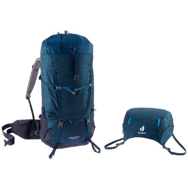Рюкзак туристичний Deuter Aircontact 45+10 л 3365 Midnight-Navy 3320121 3365 фото