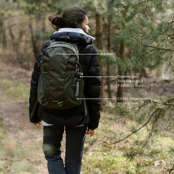 Рюкзак Tribe Urban 25 л T-IC-0022 Olive T-IC-0022-olive фото