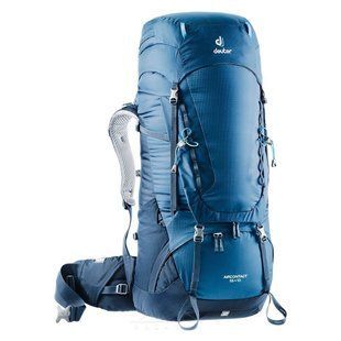 Рюкзак туристический Deuter Aircontact 55+10 л 3365 Midnight-Navy 3320321 3365 фото