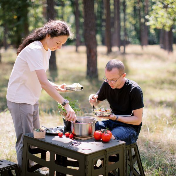 Стіл Tribe Camp Table High пластиковий T-EF-0004 Olive T-EF-0004-olive фото