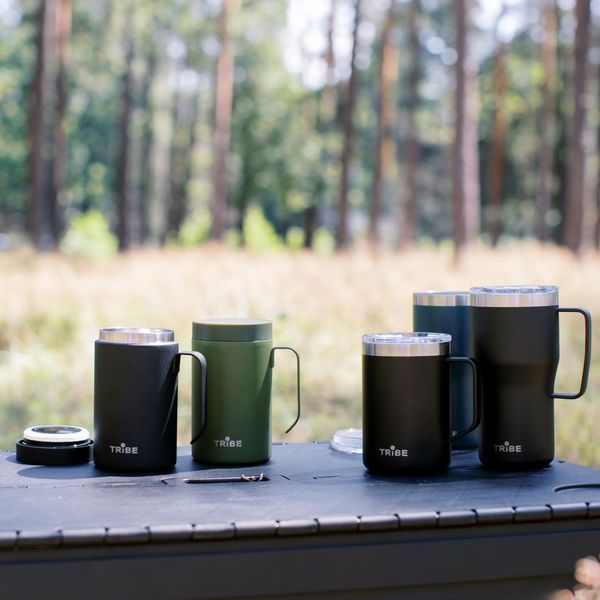 Термочашка Tribe Adventure Mug 0,45 л T-FA-0032 Black T-FA-0032-black фото