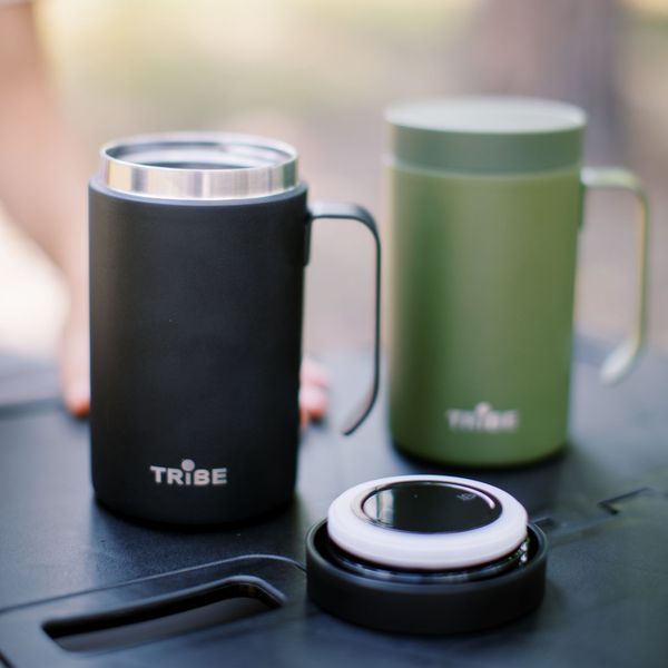 Термочашка Tribe Adventure Mug 0,45 л T-FA-0032 Black T-FA-0032-black фото
