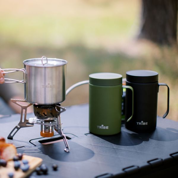 Термочашка Tribe Adventure Mug 0,45 л T-FA-0032 Black T-FA-0032-black фото
