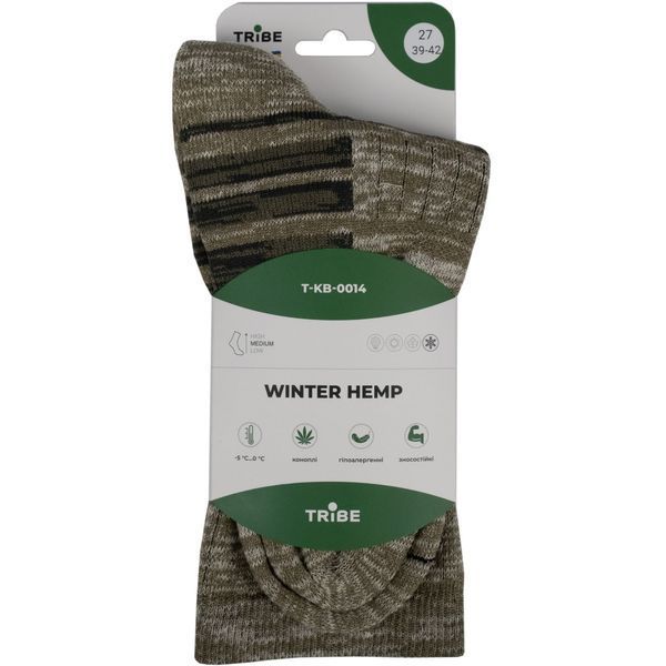 Носки из конопли Tribe Winter Hemp T-KB-0014 Melange 39-42 T-KB-0014-melange-39-42 фото